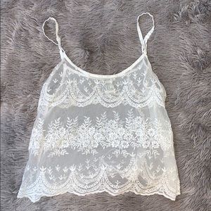 Mesh crop top